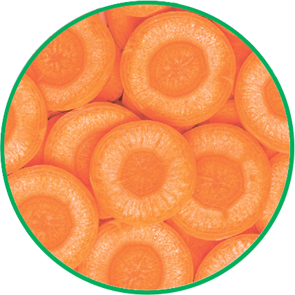 Нарезка моркови кружками