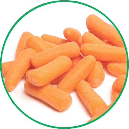 Чистка моркови бэби кэррот